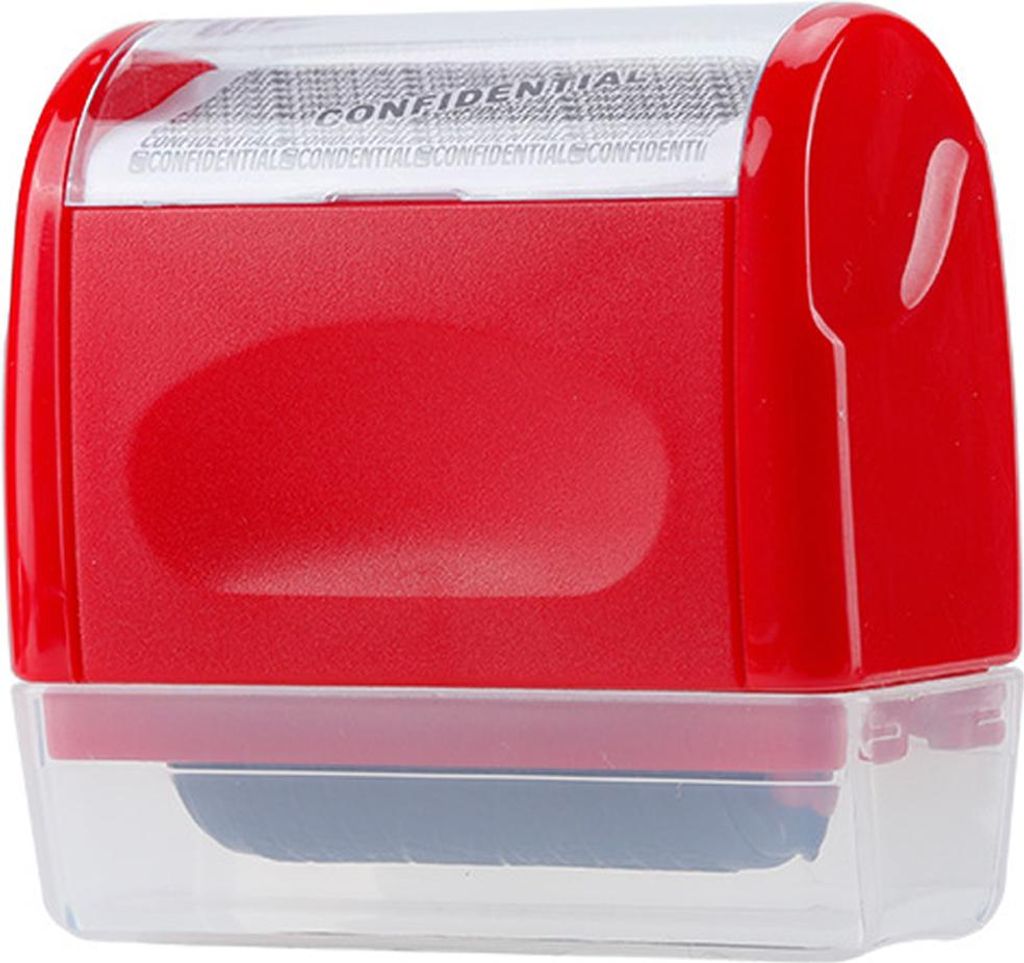 Stempel zum Schutz vor Identitätsdiebstahl, Informationsschutz, Datenschutzcode, Rollenstempel