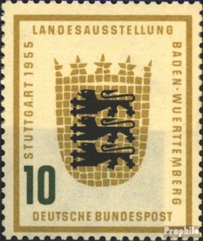 Briefmarken BRD (BR.Deutschland) 1955 Mi 213 gestempelt Landesausstellung Baden-Württemberg