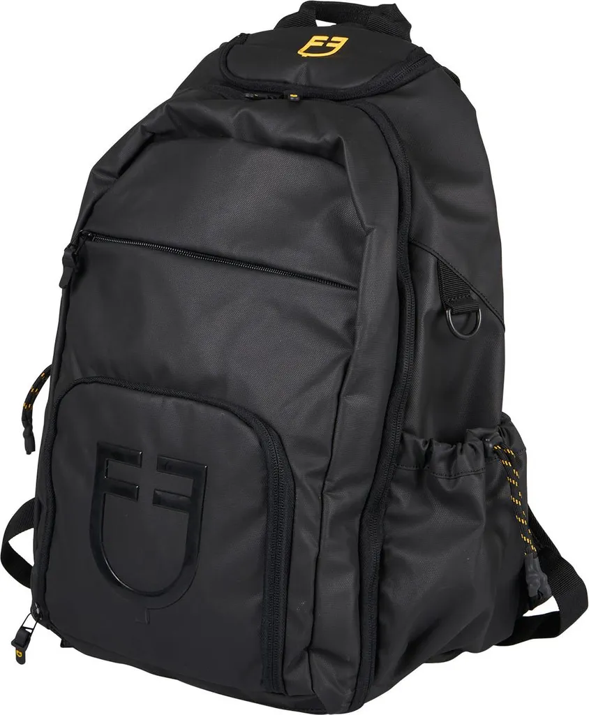 Sac à dos Equestro Multi-pocket noir pratique pour cavalier exigeant