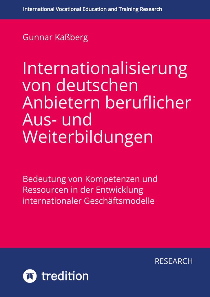 Internationalisierung von deutschen Anbietern beruflicher Aus- und Weiterbildungen