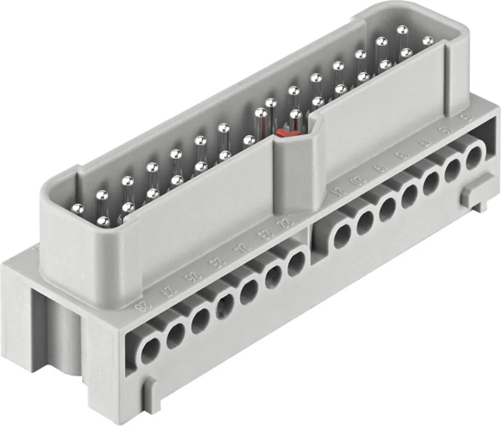 Harting 19410282601 Han-Eco Mod.28E Inserto Maschio 28P+PE 16A