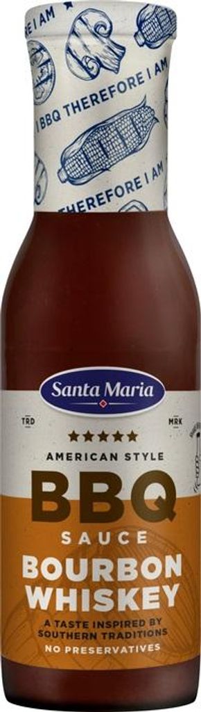 Santa Maria BBQ Sauce Bourbon 370g Produktbild 