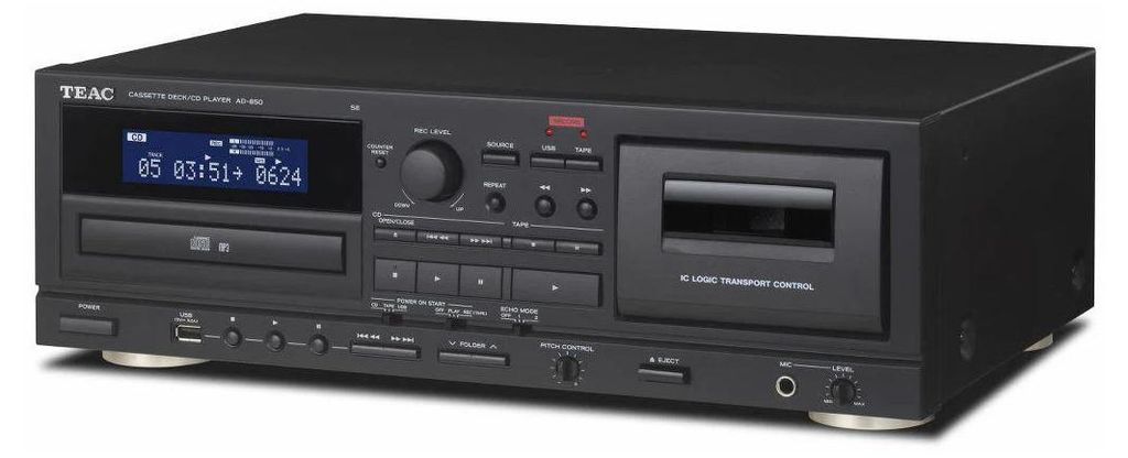 TEAC AD-850-SE CD e Deck per Cassetta con Registrazione Immagine del prodotto 
