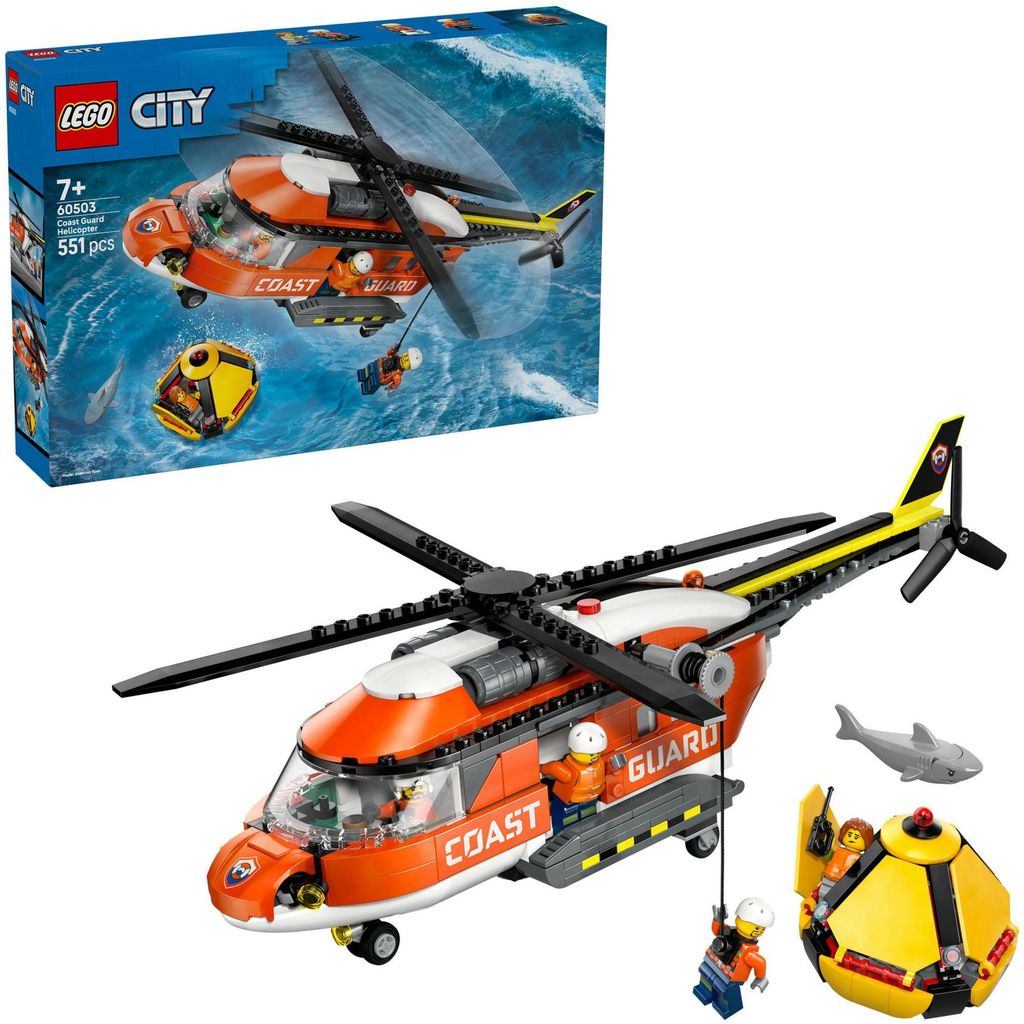 LEGO City Hubschrauber der Küstenwache - Spielzeug Produktbild 