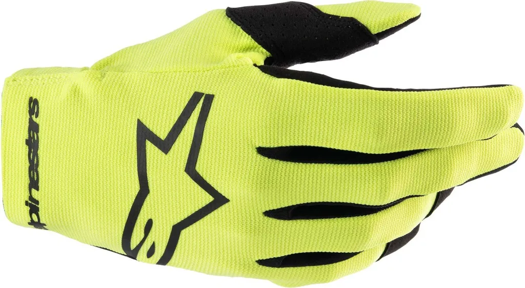 Gants Alpinestars Radar Jaune L pour Moto Cross et Enduro