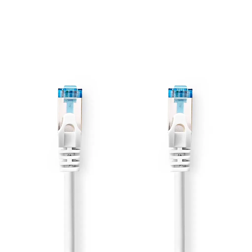 Cavo di Rete CAT6a 5m S/FTP LSZH Bianco - Connessione Professionale 10Gbps