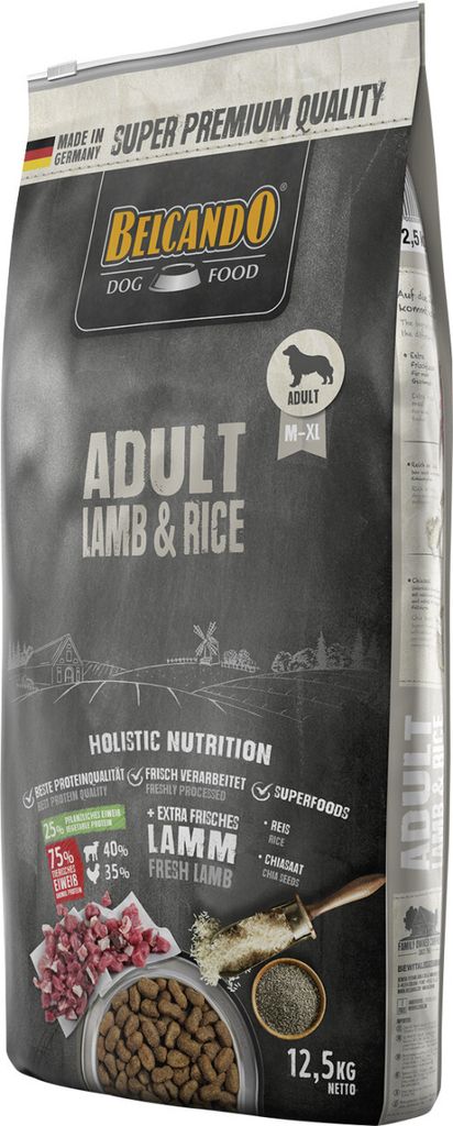 Belcando 557825, Adult, Lamm, Reis, 12,5 kg, Gluten-frei Produktbild 