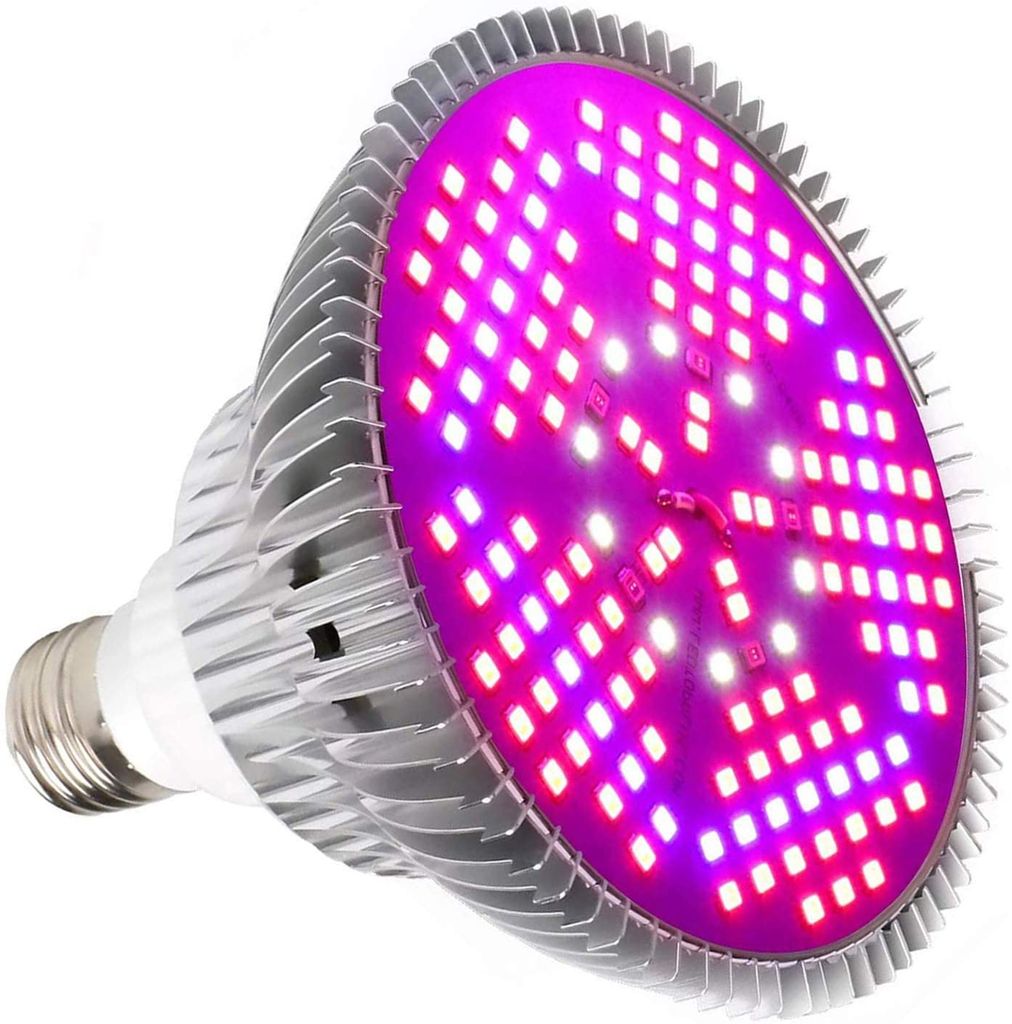 E27 80W LED Pflanzenlampe Pflanzenlicht Vollspektrum Wachstumslampe Grow Light 