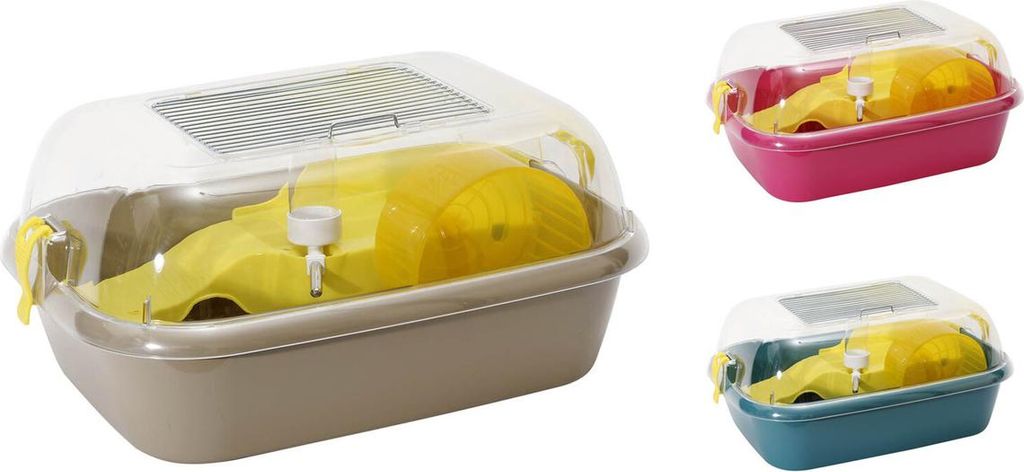 DUVO+ Klietka s príslušenstvom pre škrečky 44x34x20cm 1ks, Obrázok produktu 