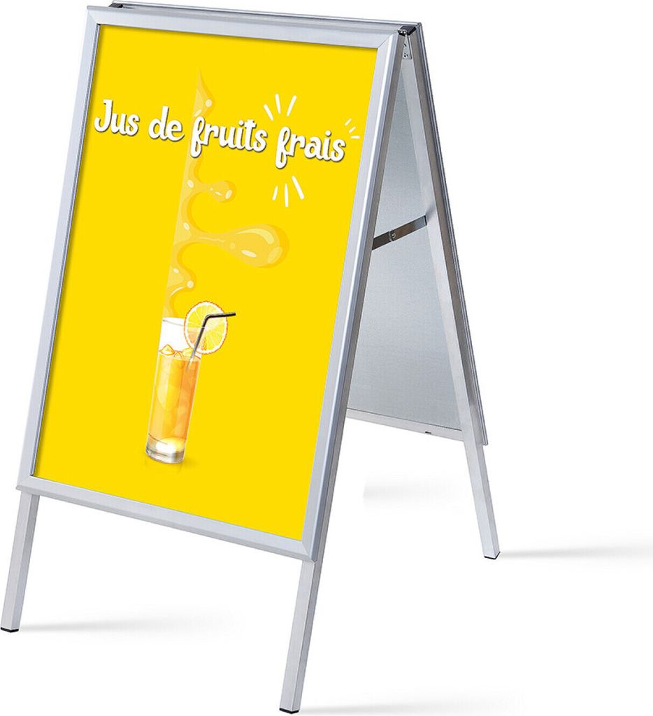 Showdown Kundenstopper - DIN A1 - Komplett-Set - Jus de fruits frais Französisch - Gelb/Schwarz