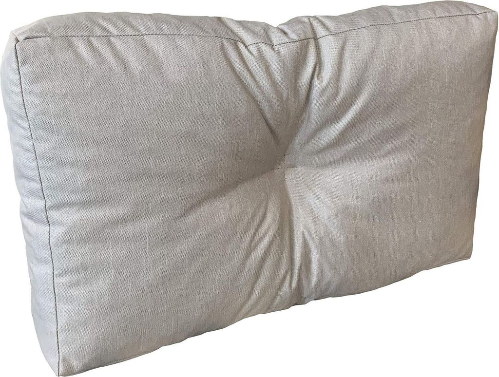 Pillows24 - Palettenkissen wasser- und UV-beständig - Seitenkissen | Polster für Europaletten 120x80 - Palettenmöbel - Outdoor/Indoor, Cappuccino