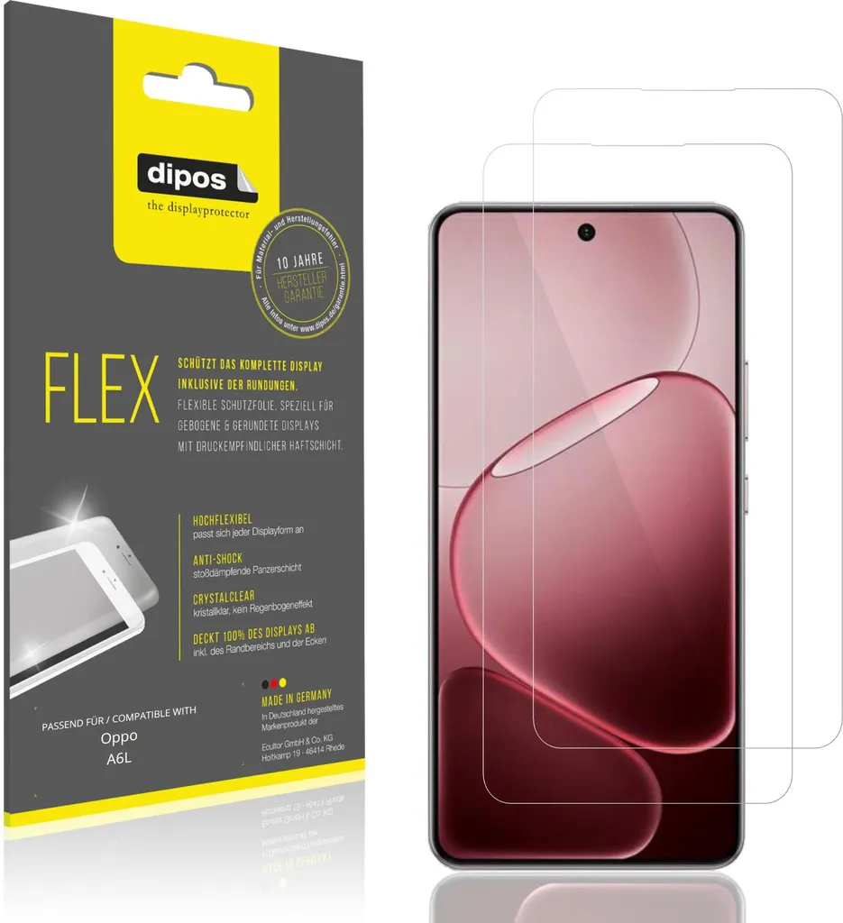 Pellicola dipos Flex per Oppo A6L | Protezione Display Integrale 2x