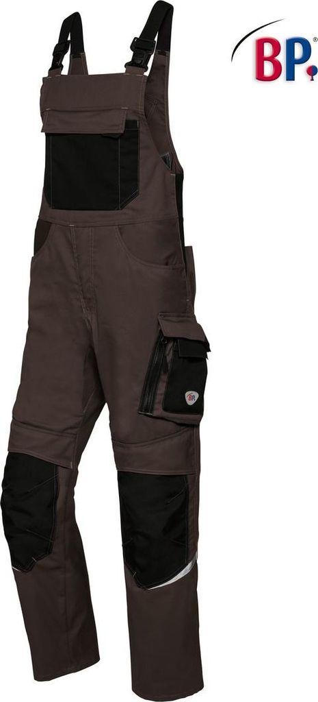 BP Latzhose - braun/schwarz - 44n