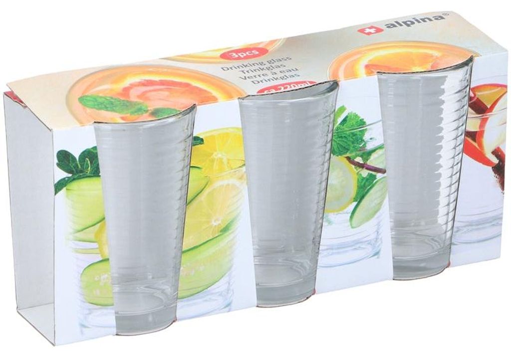 Alpina Trinkglas-Set 3-teilig 220ml