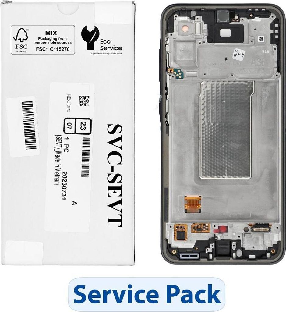 ServicePack LCD-Display SAMSUNG A36 A366 GH82-36841A