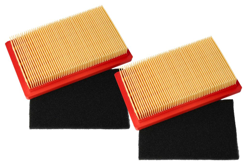 vhbw 4x Filter (2x Vorfilter, 2x Luftfilter) kompatibel mit Güde GM T-554-16 SP, GM T-554-16 SP ES Rasenmäher - 14,5x 8,5 x 2,8 cm
