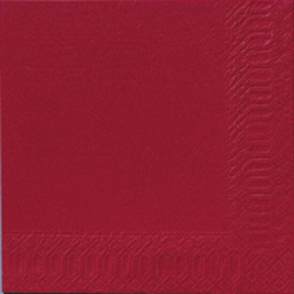 Duni Servietten bordeaux 40x40cm 3lagig 250 Stück