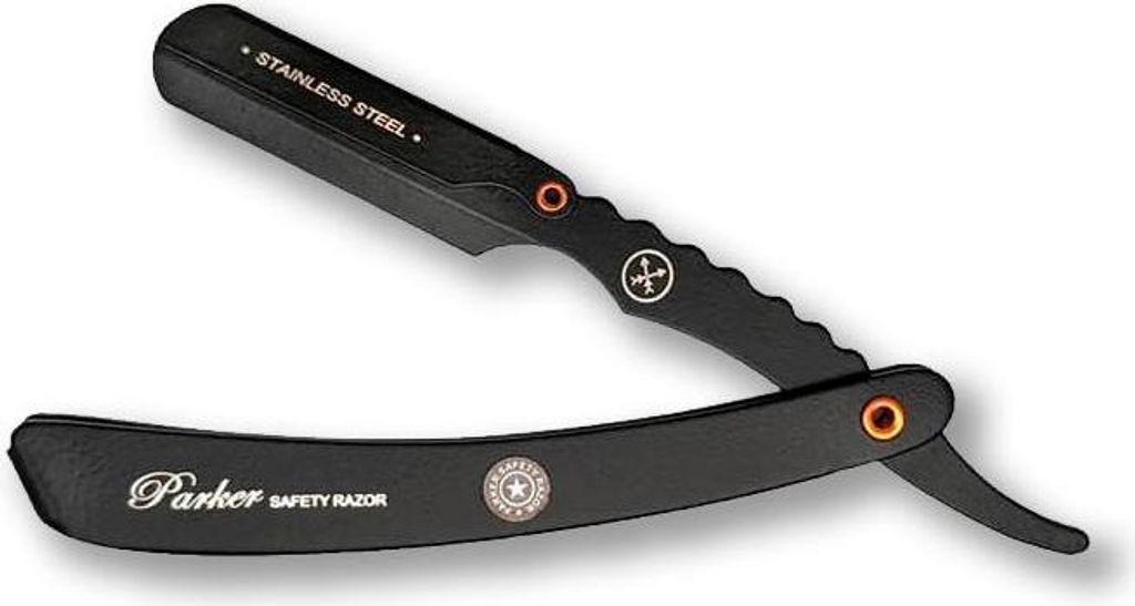 Parker Rasiermesser SRXBLK Rasiermesser Klassiker griffbereit schneller Rasur