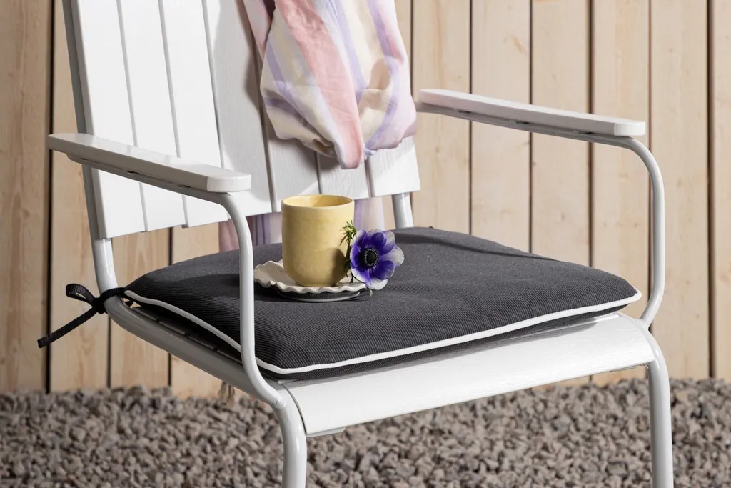 Fini les assises dures : coussin Holmsund gris pour chaise de jardin top - 4