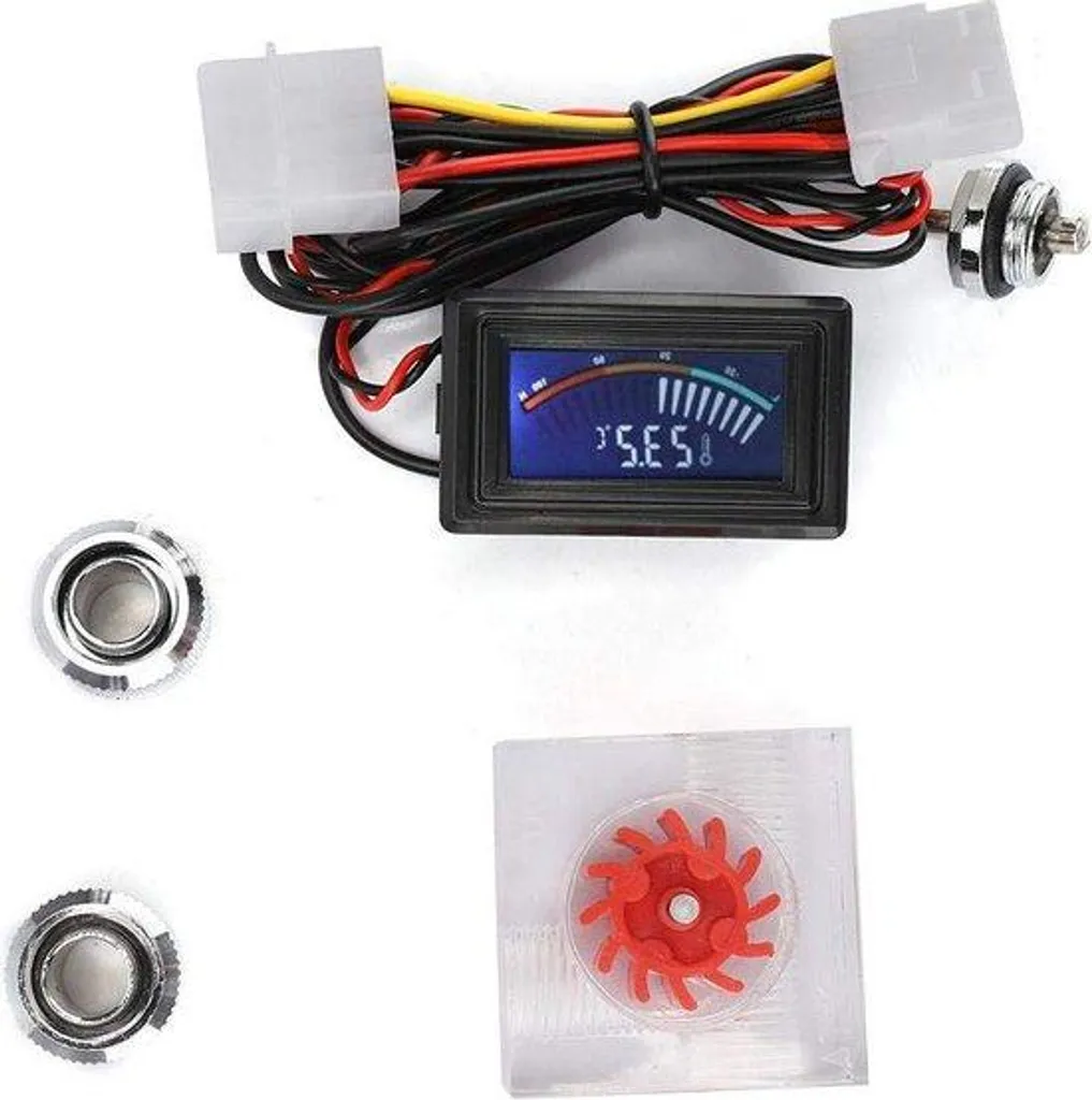 Kit de mesure débit et température G1/4 - Capteur haute précision PC