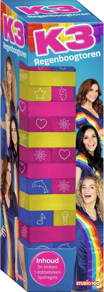 Studio 100 Rainbow Tower Stapel und Balance Game