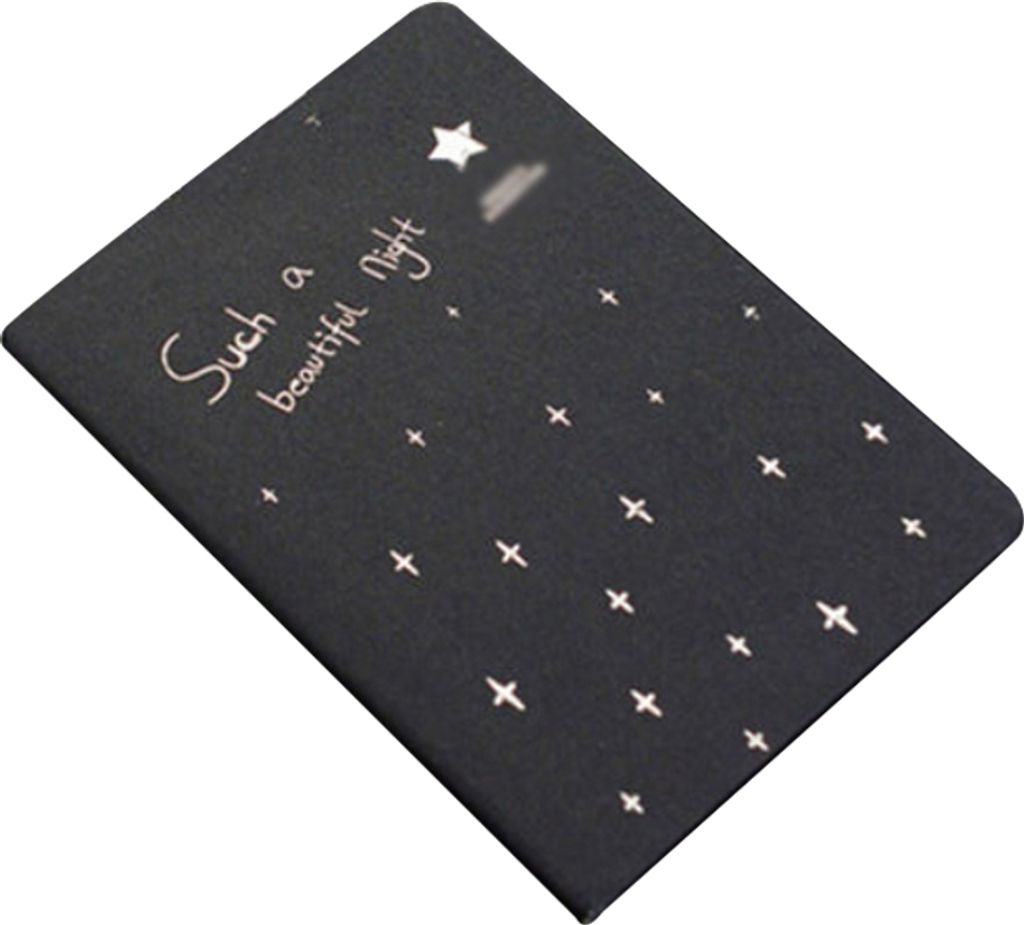 All Black Paper Graffiti Buch Tagebuch Skizze Zeichnen Notizbuch Stationäres Geschenk-Größen:S
