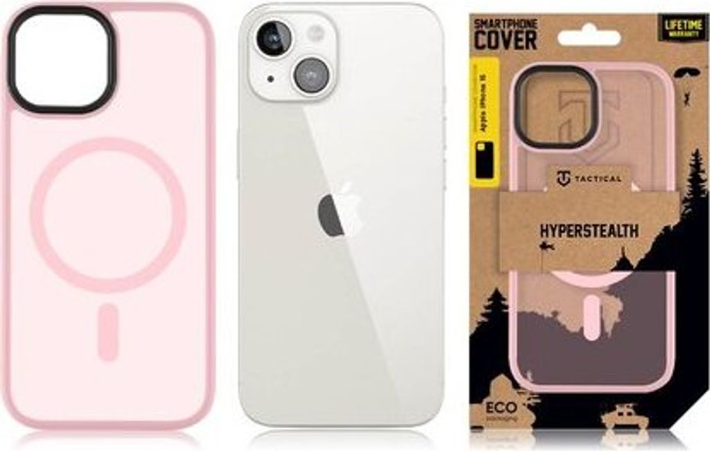 Tactical Back Cover MagForce Hyperstealth iPhone 15 pink panther