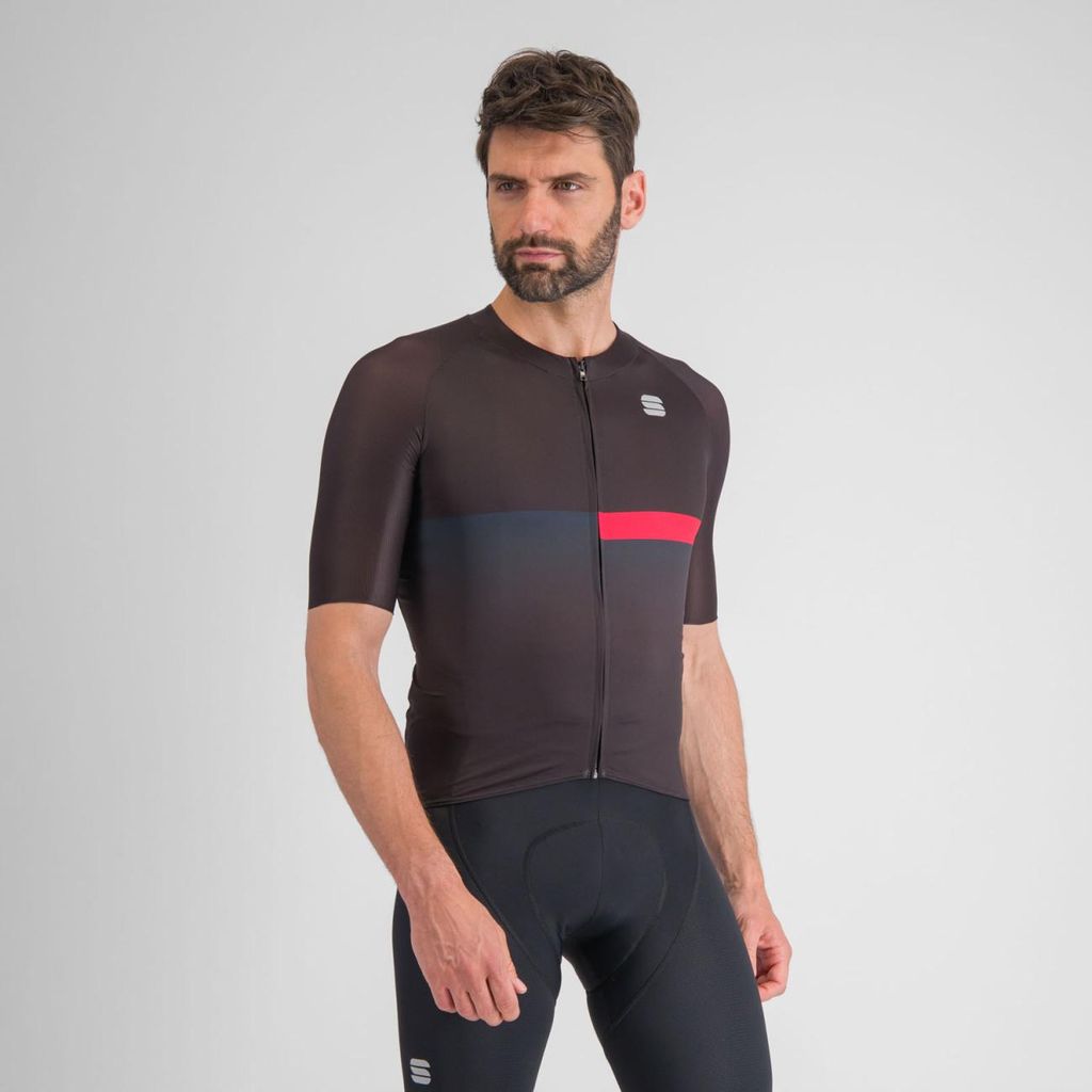 SPORTFUL Kurzarm Fahrradtrikot - BOMBER - Schwarz XL