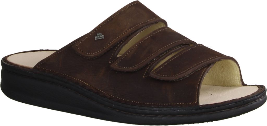 Finn Comfort Korfu Oilbuk coffee Pantolette Braun : 44 Produktbild 