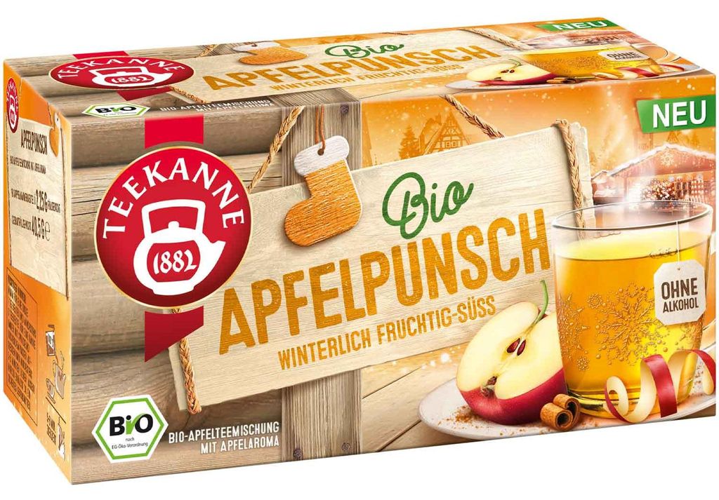 Teekanne Apfelpunsch  18er Produktbild 