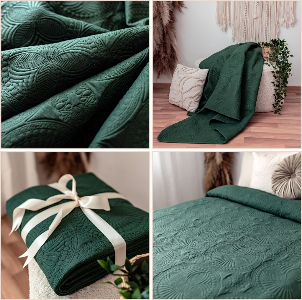 Tagesdecke Bettüberwurf Überwurf Ornamente Bett Überwurf