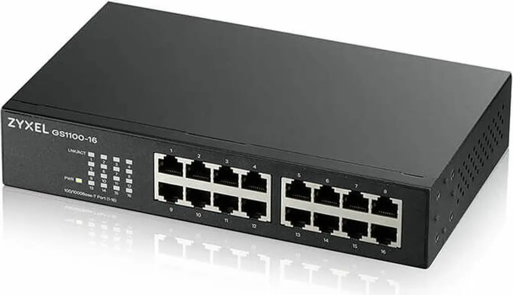 Switch Zyxel 16 Porte GS1100-16-EU0103F | Soluzione Rete Ufficio Green
