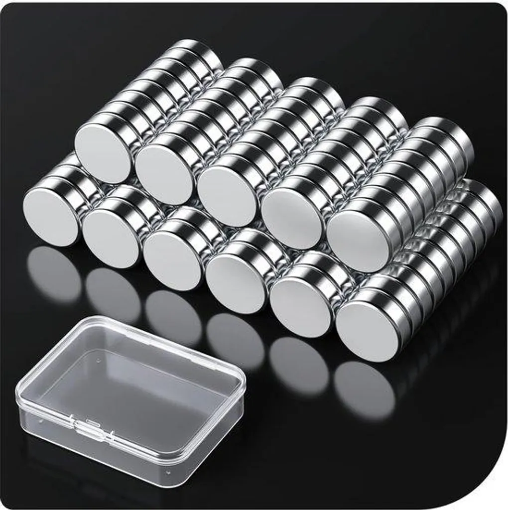 Aimants de bureau ronds en néodyme 8x3 mm - Accessoires magnétiques fins