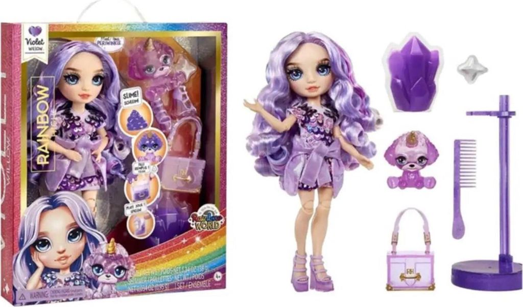 MGA Entertainment Classic Rainbow Fashion Doll- Violet Produktbild