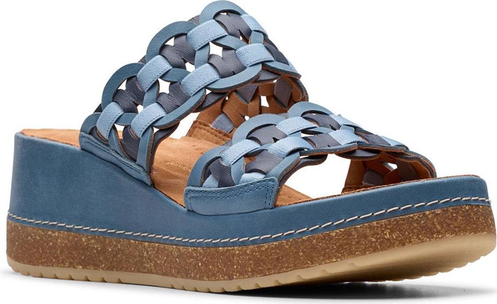 Clarks Shoes Kassanda Mule Sandalen Blau EU 36 Damen Blau EU 36