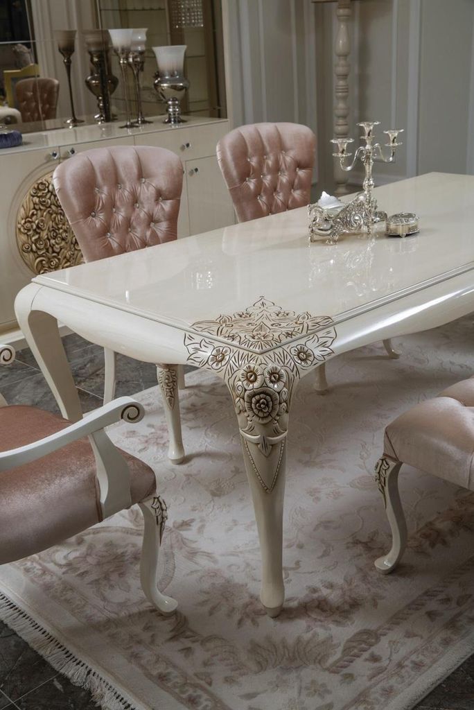 Luxus Esstisch Design Tisch Esszimmer Tische Holztische Italienische Möbel 228cm