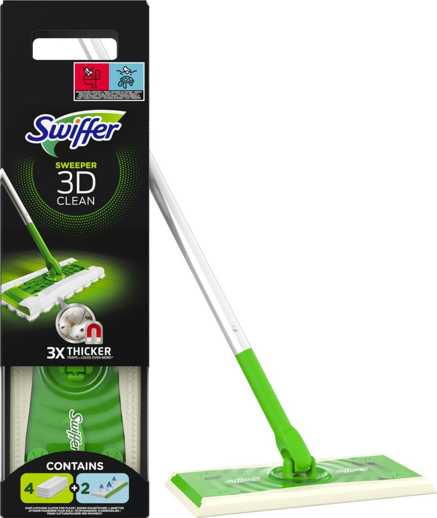 Kit de démarrage Swiffer Nettoyeur de sols 3D Clean - 1 Image du produit 