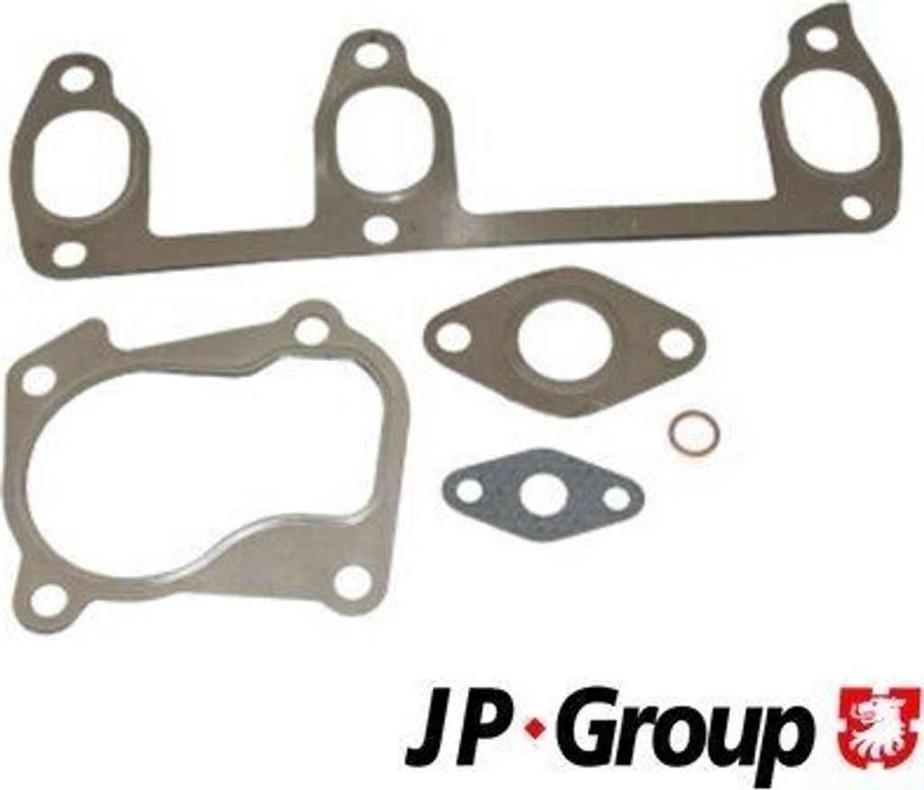 JP GROUP 1117754610 Montagesatz Turbolader für VW POLO (9N) Fox Schrägheck (5Z1, 5Z3, 5Z4) Polo Limousine (9A4, 9A2, 9N2, 9A6) für AUDI A2 (8Z0)