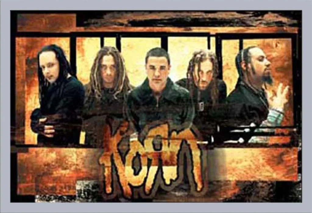 Korn Oro Poster Cornice Shinsuke Argento | Memorabilia Rock Metal