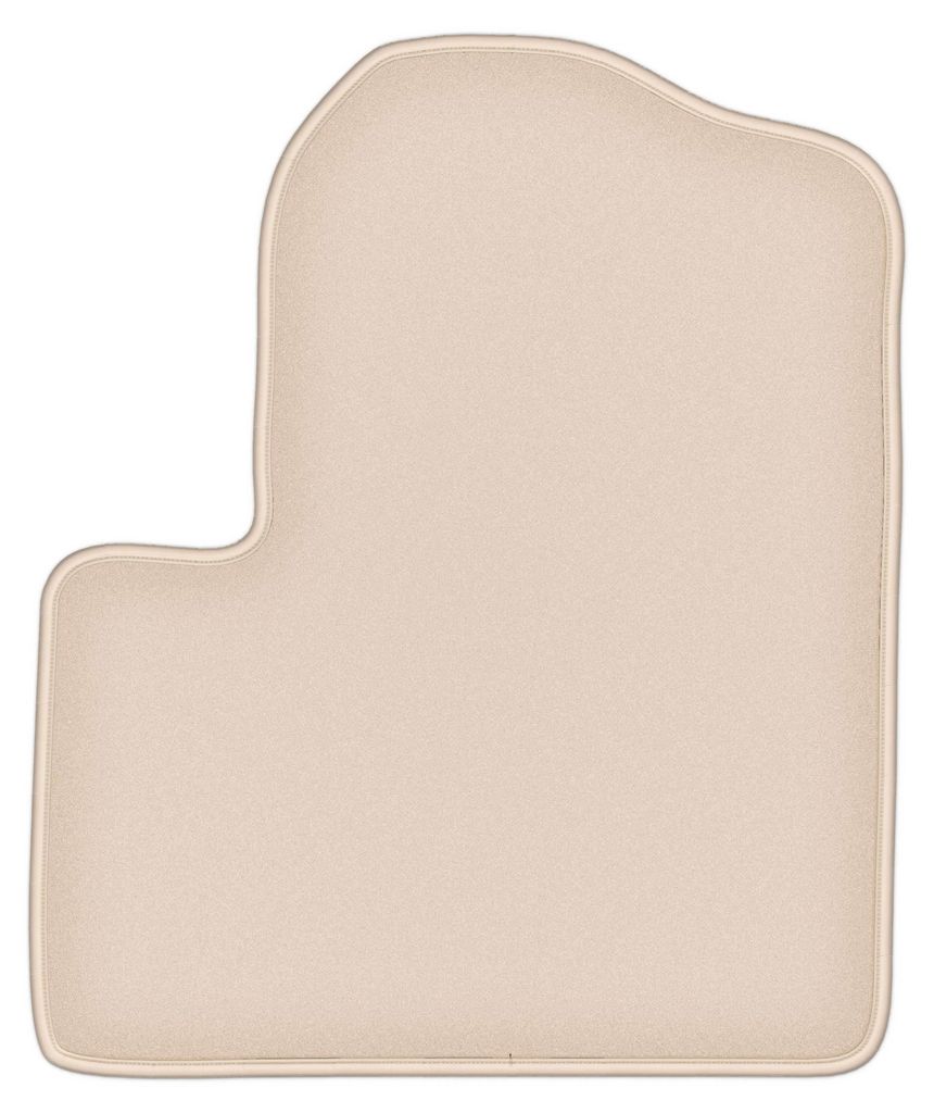 DURBAN Beige Velours-Fahrerfußmatte für Ford Connect Kombivan (2003-2012)