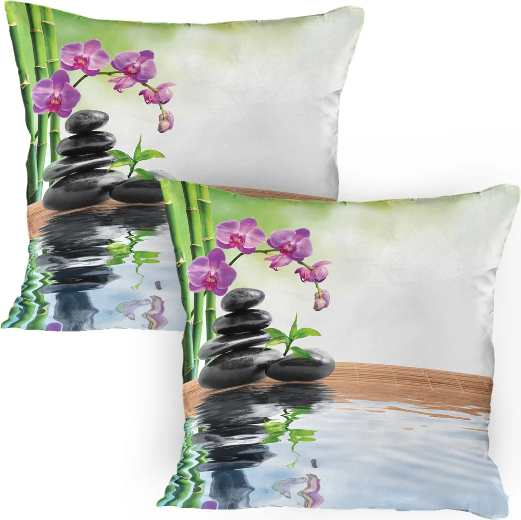 Federe Zen ABAKUHAUS 80x80: Microfibra Soft per il tuo Benessere