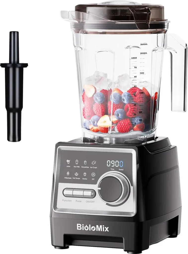Mixeur T6100 Stand avec Capacité 2,6L et 7 Fonctions, Prise EU Incluse