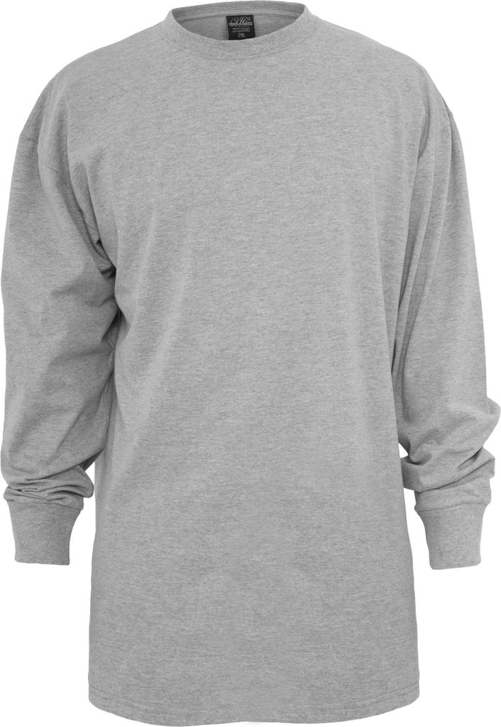 Urban Classics TB009 | Tall Tee L/S M bis 6XL - Farbe: Grey - Größe: XL
