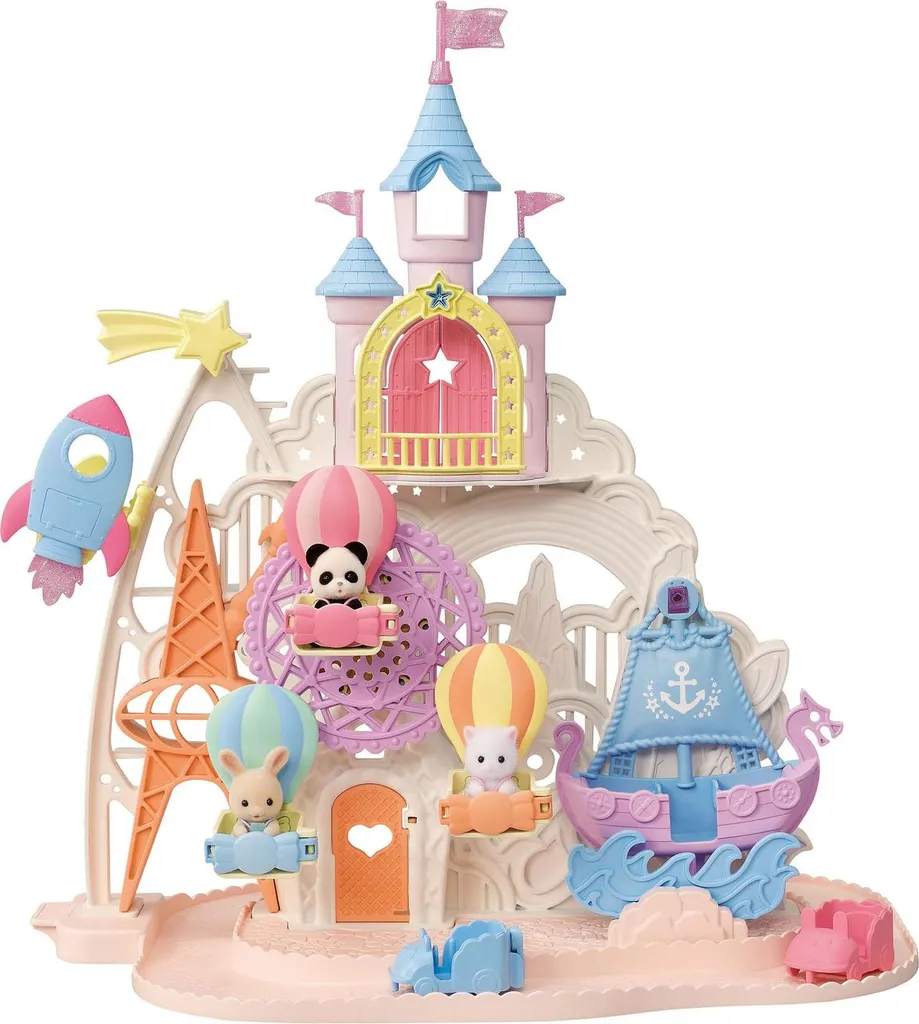 Jouet Éveil Bébé Sylvanian Families : Le Parc d'Attraction Complet