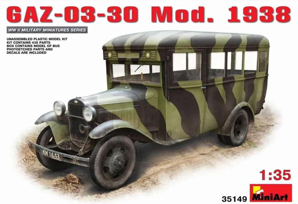 MiniArt GAZ-03-30 35149 Maquette Réaliste : Détails et Montage Facile