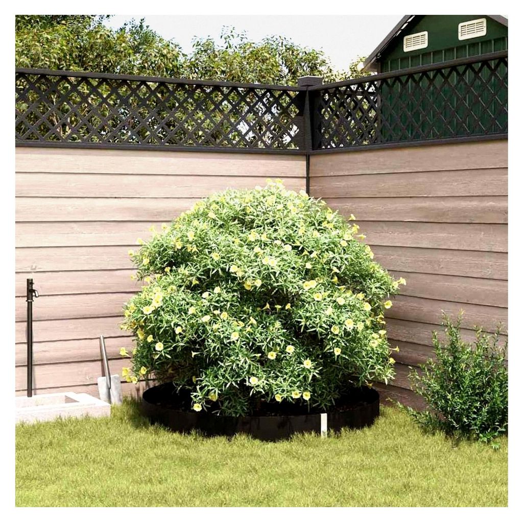 Wurzelbarriere, Gartenvlies mit Verbindungsschienen 0,7x3 m 1,5 mm HDPE zur Unkrautprävention und Gartenpflege im Freien