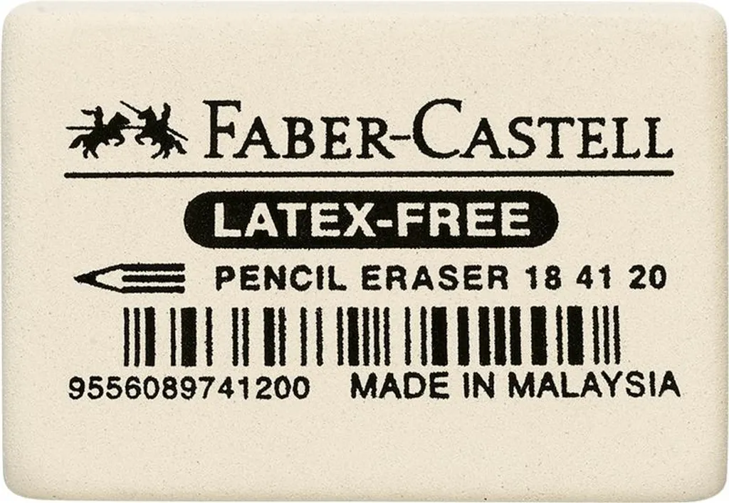 Gomme à Effacer Blanche Faber-Castell 7041-20 en Pack Économique de 20