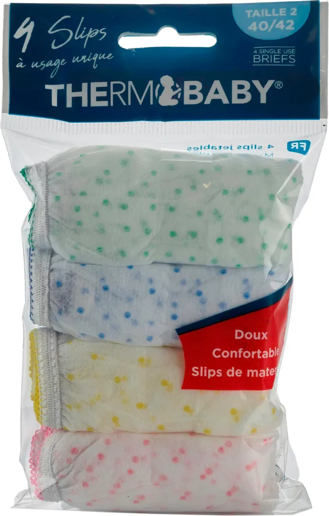 Slips Maternité Jetables Confort Optimal Thermobaby - Taille 2 - 4 unités - 3