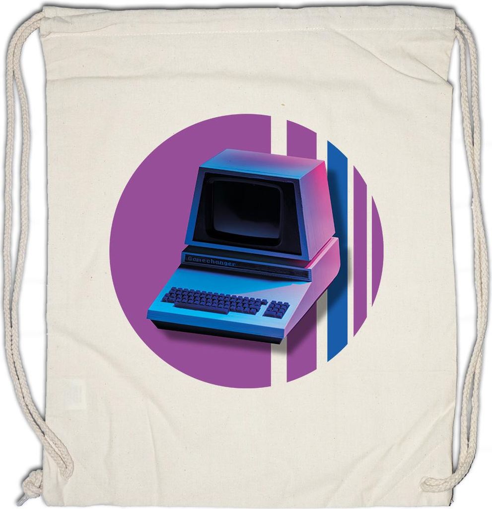 Urban Backwoods Retro Gamechanger, Turnbeutel, Farbe: Beige