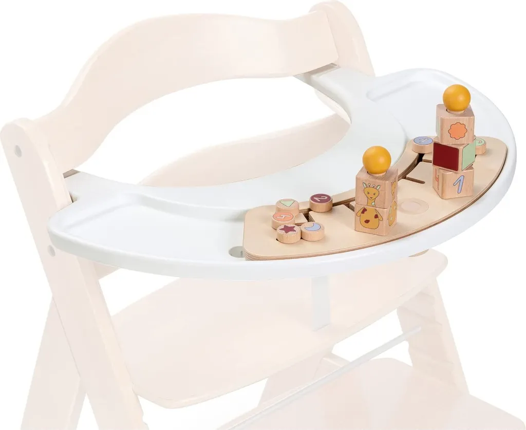 Trieur de Formes Girafe Hauck Blanc - Jeu d'Éveil Motricité Bébé